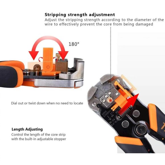 Tacklife Wire Stripper, Cable Cutter Crimper MWS02 - Picture 12 of 13